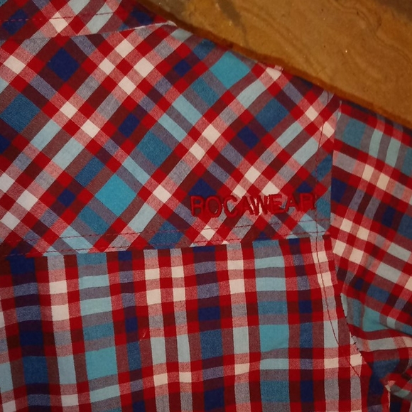 Boys size M 5/6 long sleeve button up Rocawear - Picture 6 of 8